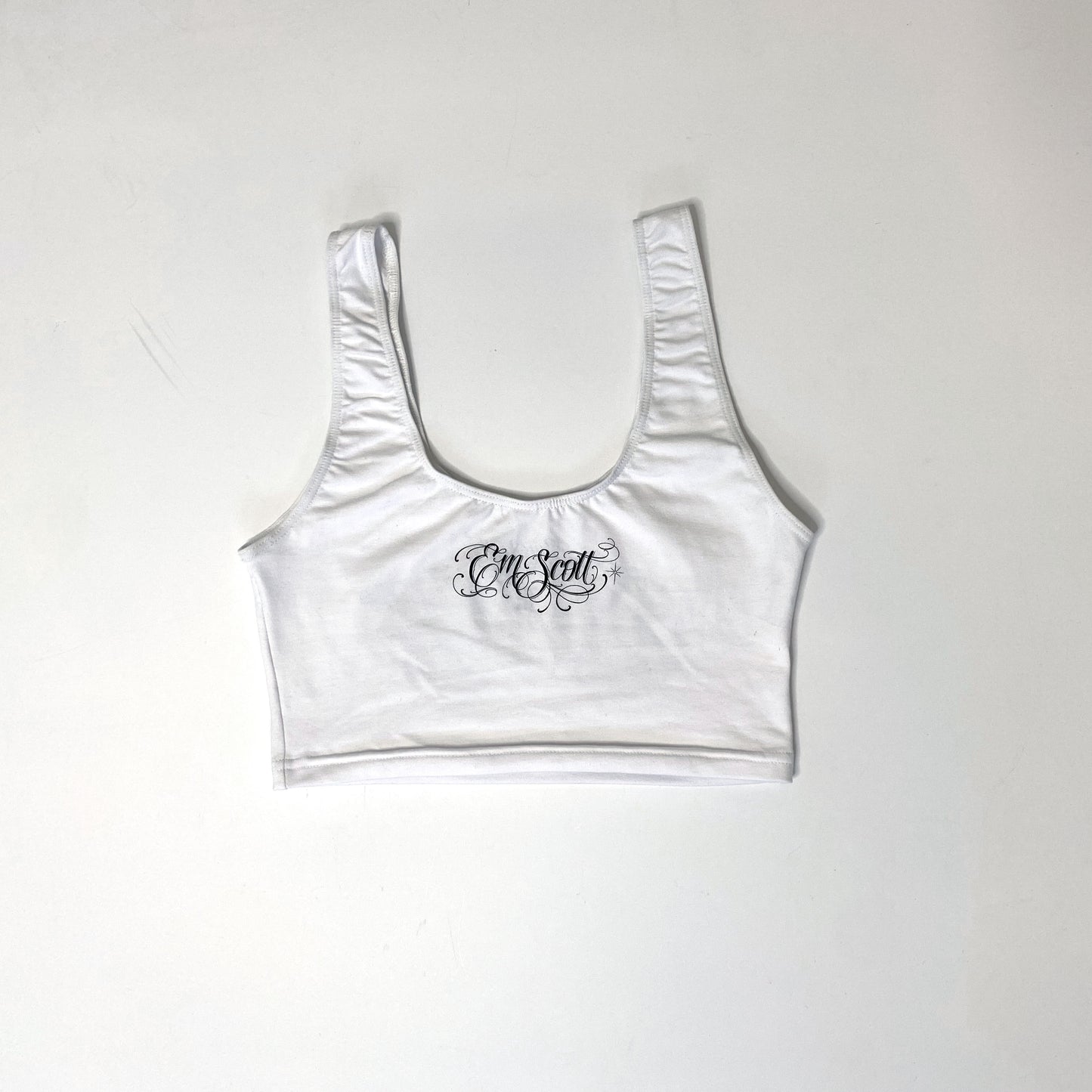 "Sad girl" cropped tank top
