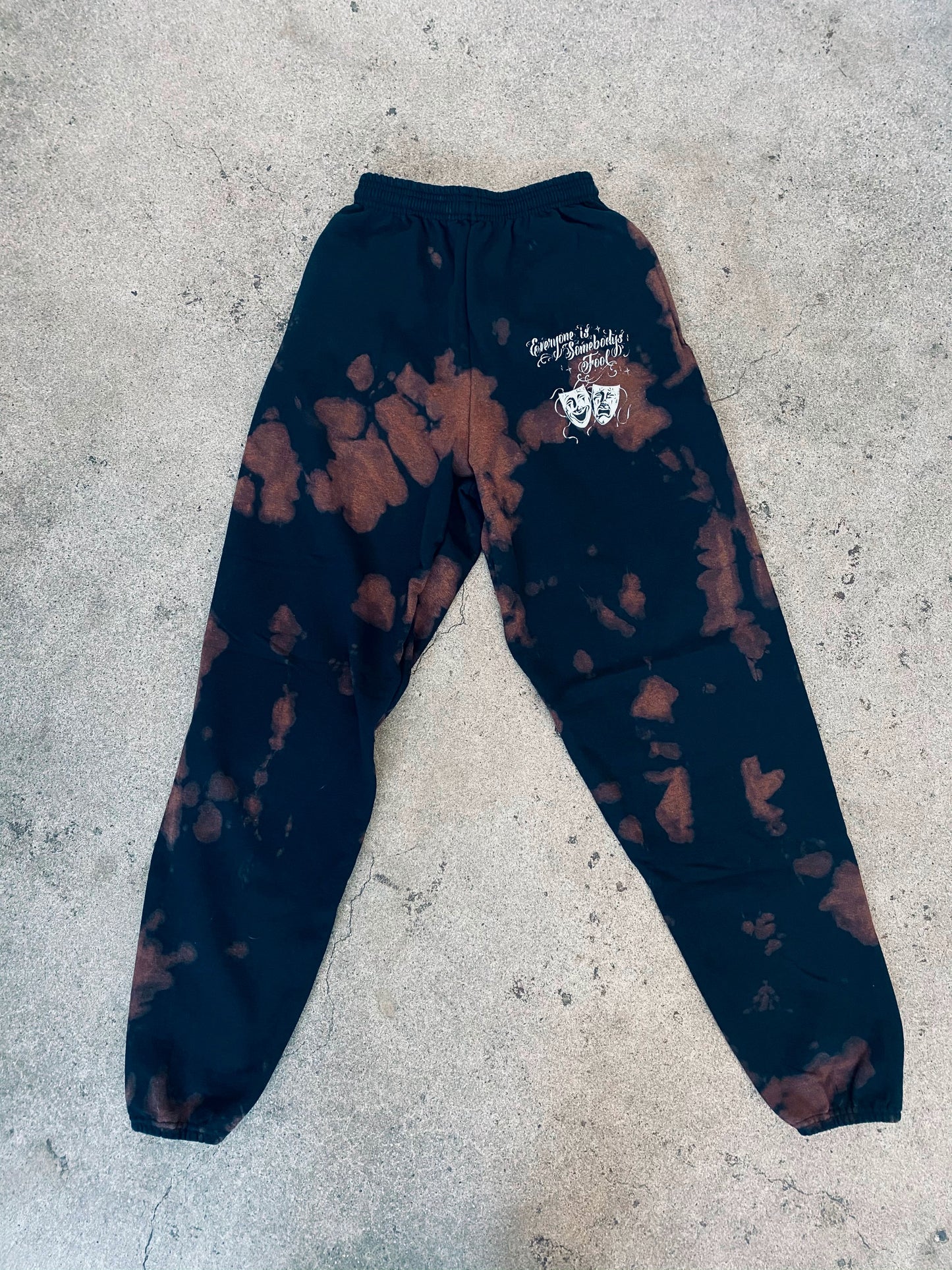 Tie Dye black sweatpants